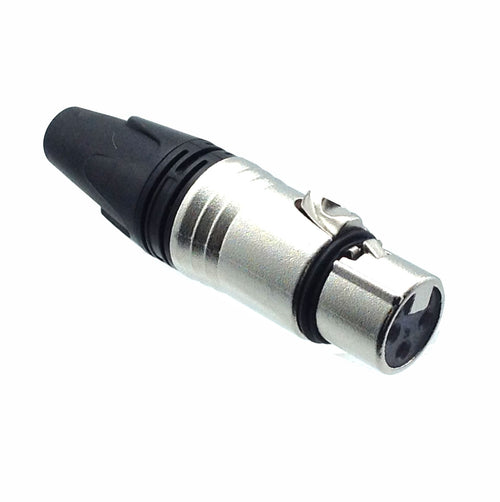 American Recorder Technologies AMERICAN RECORDER Solder Type 3 pin Female XLR Connector - Nickel