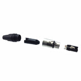 American Recorder Technologies AMERICAN RECORDER Solder Type 3 pin Female XLR Connector - Nickel, view 2