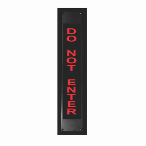 American Recorder Technologies AMERICAN RECORDER - 2RU "DO NOT ENTER" Vertical LED Lighted Sign with Enclosure