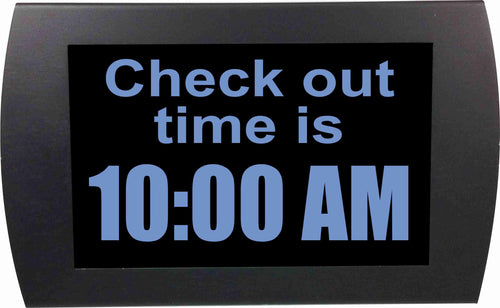 American Recorder Technologies AMERICAN RECORDER - "CHECK OUT TIME" LED Lighted Sign