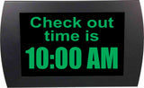 American Recorder Technologies AMERICAN RECORDER - "CHECK OUT TIME" LED Lighted Sign, view 2