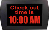 American Recorder Technologies AMERICAN RECORDER - "CHECK OUT TIME" LED Lighted Sign, view 3