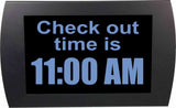 American Recorder Technologies AMERICAN RECORDER - "CHECK OUT TIME" LED Lighted Sign, view 4