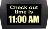 American Recorder Technologies AMERICAN RECORDER - "CHECK OUT TIME" LED Lighted Sign, view 6