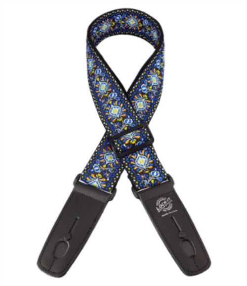American Recorder Technologies Lock-It Guitar Straps - Blue Chill