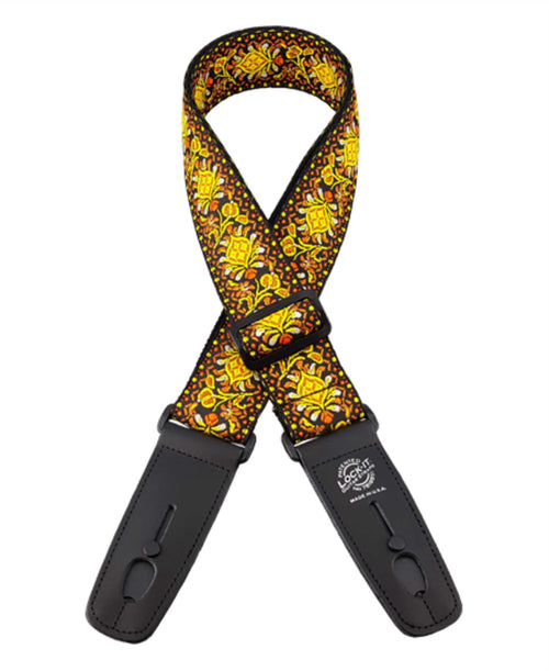 American Recorder Technologies Lock-It Guitar Straps - Lemon Chill