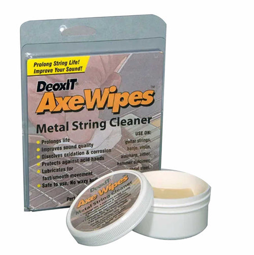 American Recorder Technologies DeoxIT AXE Guitar String Wipes -  30 count