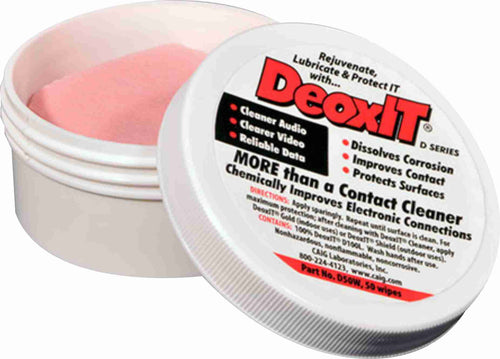 American Recorder Technologies CAIG LABS DeoxIT D-Series Wipes, 100%, 50 count