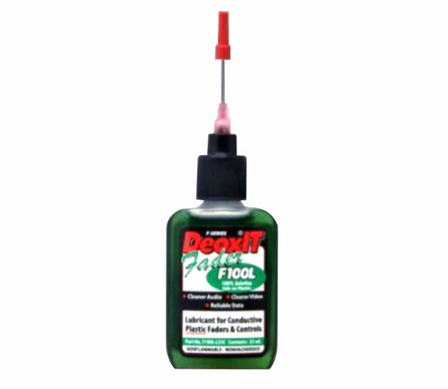 American Recorder Technologies DeoxIT® F100L F-Series Lubricant with Needle Dispenser, 100% solution, 25 ml