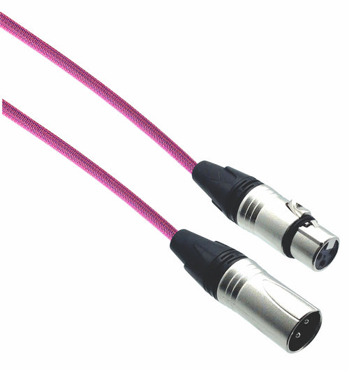 American Recorder Technologies Designer Series XLR Microphone Cable with Super Duper Design Protective Sleeve