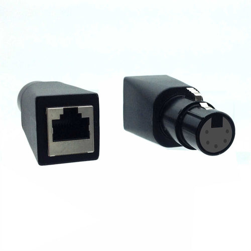 American Recorder Technologies AMERICAN RECORDER DMX 5 Pin XLR Female to RJ45 Female Adapter