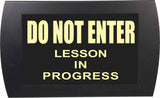American Recorder Technologies AMERICAN RECORDER - "DO NOT ENTER LESSON IN PROGRESS" LED Lighted Sign, view 2