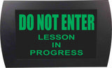 American Recorder Technologies AMERICAN RECORDER - "DO NOT ENTER LESSON IN PROGRESS" LED Lighted Sign, view 3
