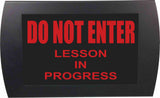 American Recorder Technologies AMERICAN RECORDER - "DO NOT ENTER LESSON IN PROGRESS" LED Lighted Sign, view 4
