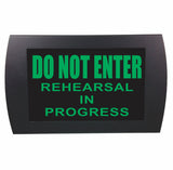 American Recorder Technologies AMERICAN RECORDER - "DO NOT ENTER Rehearsal in Progress" LED Lighted Sign, view 3