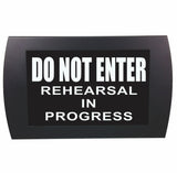 American Recorder Technologies AMERICAN RECORDER - "DO NOT ENTER Rehearsal in Progress" LED Lighted Sign, view 5
