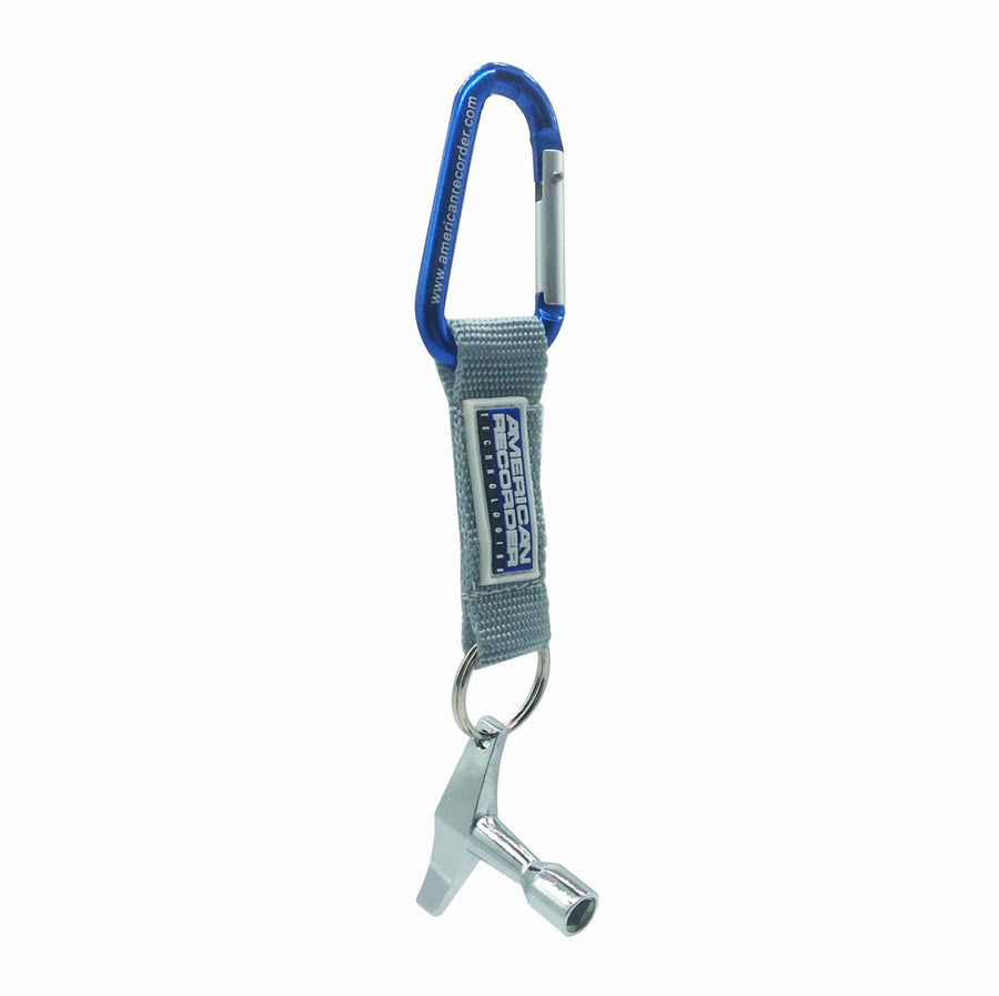 American Recorder Technologies Drum Key & Carabineer