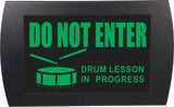American Recorder Technologies AMERICAN RECORDER "DRUM LESSON IN PROGRESS" LED Lighted Sign, view 4