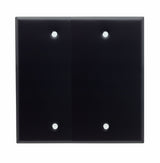 American Recorder Technologies Blank Dual Gang Stainless Steel Wall Plate, view 2