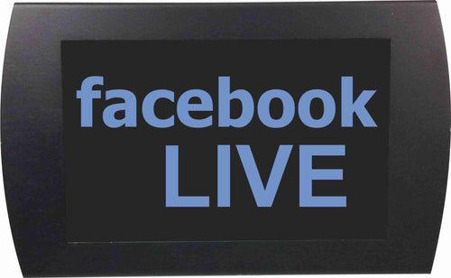 American Recorder Technologies AMERICAN RECORDER - "FACEBOOK LIVE" LED Lighted Sign