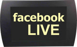 American Recorder Technologies AMERICAN RECORDER - "FACEBOOK LIVE" LED Lighted Sign, view 2