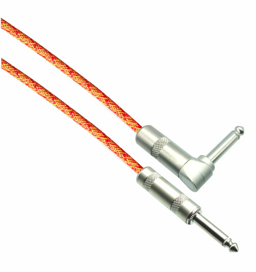 American Recorder Technologies FIRE Designer Series Guitar Cables - 1/4" Straight to Right Angle