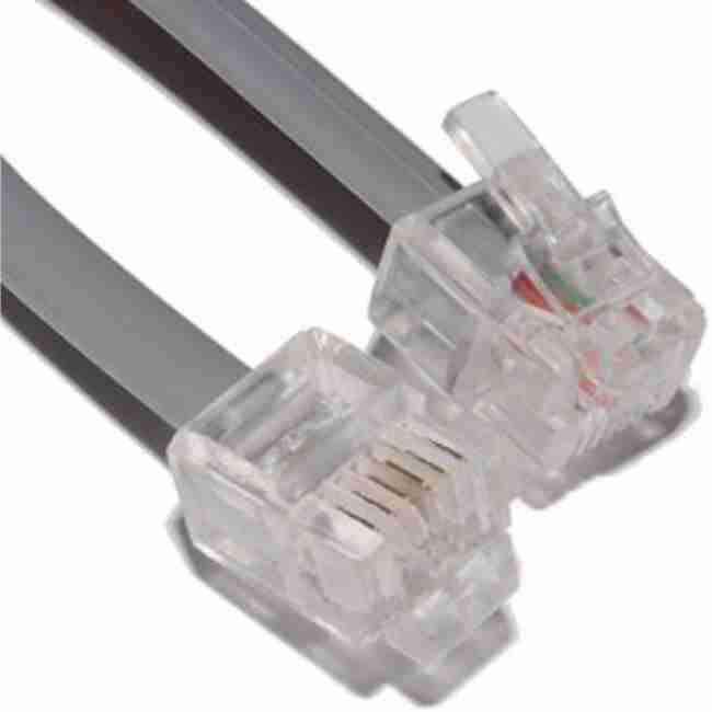American Recorder Technologies Flat Telephone Modular Phone Cord