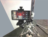 American Recorder Technologies SMART BRACKET Pole Mount Clamp with 7" One-Knob Adjustable Arm + Phone Mount, view 2