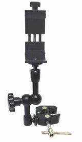 American Recorder Technologies SMART BRACKET Heavy Duty Pole Mount Clamp with 7" One-Knob Adjustable Arm, view 2