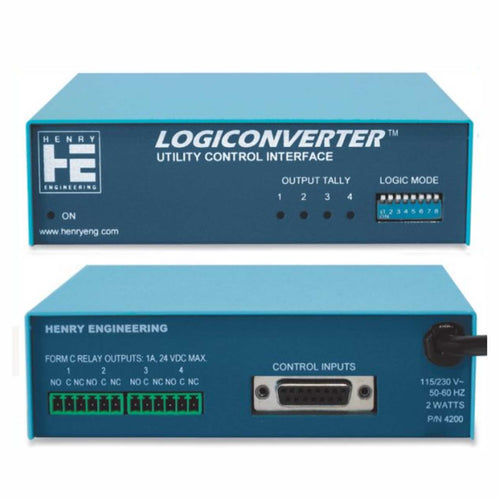 American Recorder Technologies Henry Engineering LOGICONVERTER™ UTILITY CONTROL LOGIC INTERFACE