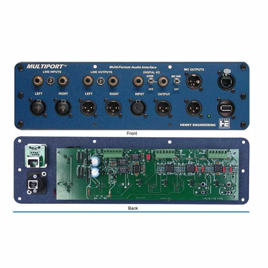 American Recorder Technologies Henry Engineering MULTIPORT™ MULTI-FORMAT AUDIO INTERFACE PANEL