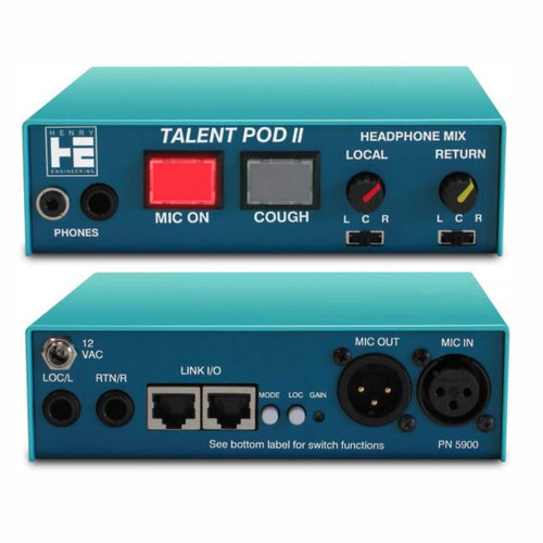 American Recorder Technologies Henry Engineering TALENTPOD II™ MIC & HEADPHONE CONTROLLER