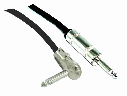 American Recorder Technologies AMERICAN RECORDER High Performance Guitar Cable - 1/4" Straight to Flat Right Angle