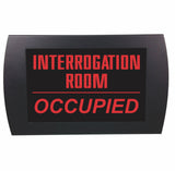 American Recorder Technologies AMERICAN RECORDER "INTERROGATION ROOM OCCUPIED" - LED Lighted Sign, view 2