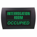 American Recorder Technologies AMERICAN RECORDER "INTERROGATION ROOM OCCUPIED" - LED Lighted Sign, view 3