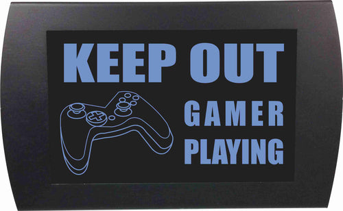 American Recorder Technologies AMERICAN RECORDER - "KEEP OUT GAMER PLAYING" LED Lighted Sign