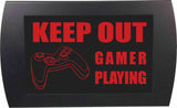 American Recorder Technologies AMERICAN RECORDER - "KEEP OUT GAMER PLAYING" LED Lighted Sign, view 3
