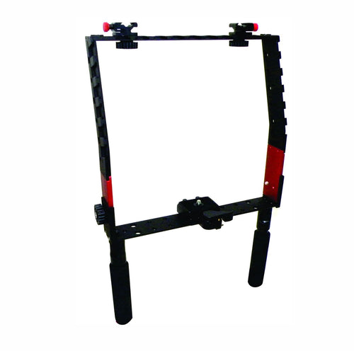American Recorder Technologies SMART BRACKET Large iPad / Tablet Large Frame Photo/Video Bracket With Handles 12 Shoe Mounts