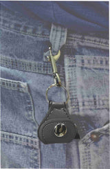 American Recorder Technologies Leather Key Chain with Guitar Pick Holder & Picks, view 2