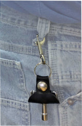 American Recorder Technologies Leather Key Chain with Heavy Duty Drum Key, view 3