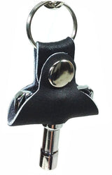 American Recorder Technologies Leather Key Chain with Heavy Duty Drum Key, view 5