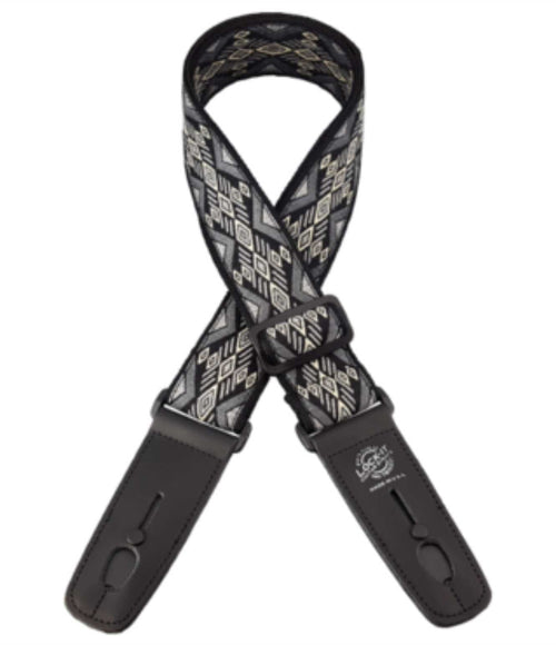 American Recorder Technologies Lock-It Guitar Straps - Carbon Canyon