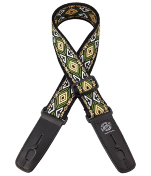 American Recorder Technologies Lock-It Guitar Straps - Emerald Isle