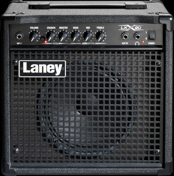 American Recorder Technologies LANEY LX20R 20 Watt Solid-State Combo Guitar Amp with REVERB