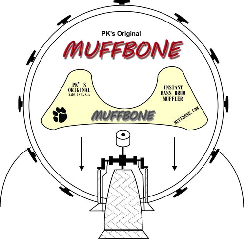 American Recorder Technologies PK's Original Muffbone Bass Drum Muffler