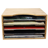 American Recorder Technologies Natural Bamboo Vinyl LP Record Storage Case, view 3