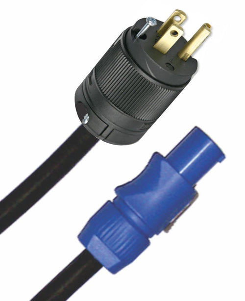 American Recorder Technologies AMERICAN RECORDER NEMA 5–15 to Powercon A, 12 awg. - 3 Conductor Power cable
