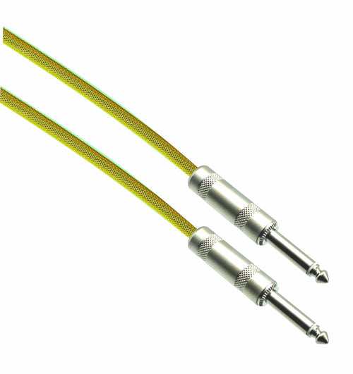 American Recorder Technologies NEON YELLOW Designer Series Guitar Cables - 1/4" Straight to Straight