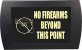 American Recorder Technologies AMERICAN RECORDER - "NO FIREARMS BEYOND THIS POINT" LED Lighted Sign, view 2