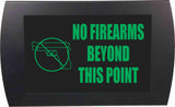 American Recorder Technologies AMERICAN RECORDER - "NO FIREARMS BEYOND THIS POINT" LED Lighted Sign, view 3
